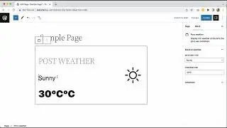 Displaying Weather Icons with Block Condition Action