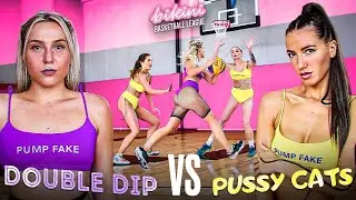 Sexy Russian girls play basketball in bikini