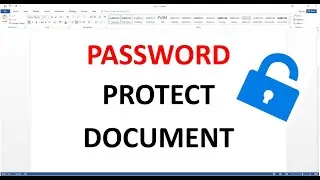 Password Protect MS Word Document