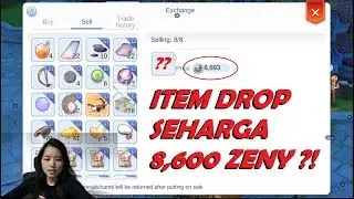 TIPS CEPET KAYA RAGNAROK MOBILE - ITEM DROP 8,600 ZENY