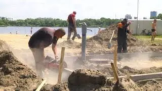 2023-05-31 Готовность пляжей к купальному сезону. г. Брест.  Новости на Буг-ТВ. 