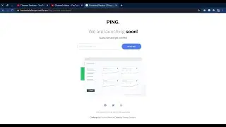 Ping Coming Soon Landing Page - Frontend Mentor Coding Challenge - Design to HTML