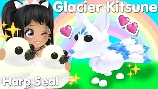 *NEW* GLACIER KITSUNE, HARP SEAL & MORE in ADOPT ME UPDATE (roblox) NEWS TEA