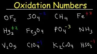 How To Calculate Oxidation Numbers - Basic Introduction