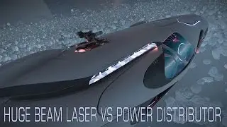 Elite:Dangerous. Imperial Cutter. Huge Beam Laser vs modified Power Distributor