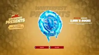 FREE V-BUCKS PRESENT for EVERYONE!