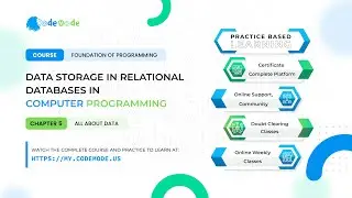 Data storage in Relational databases in computer programming II Database || Data storage in database