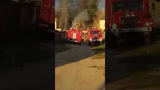 В Заречном сгорели четыре гаража