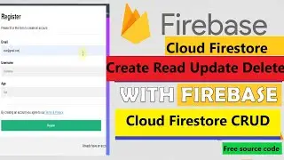 Firebase Firestore Web CRUD with Javascript