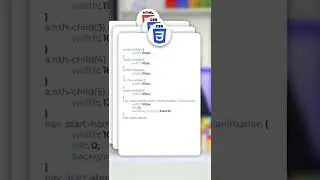 How to code an Animated Navbar Project in CSS