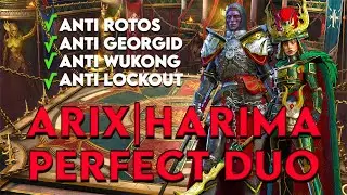 Keep DPS on the Ground! | Arix Harima Together!! | Raid: Shadow Legends