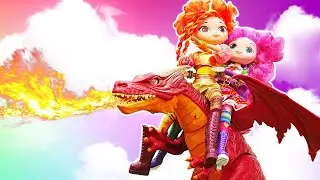 СКАЗОЧНЫЙ ПАТРУЛЬ в мире динозавров! Игры в куклы для девочек