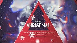 Merry Christmas // Minimal Greeting | After Effects Template 🎄✨