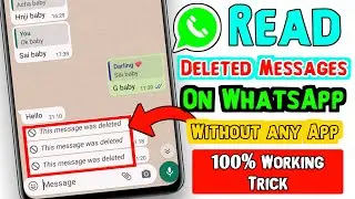 WhatsApp DELETED Messages Recovery 2024 | How to Read WhatsApp Deleted Messages Without Any App