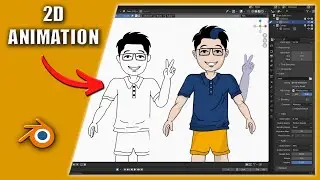 How To Animate Any 2d Characters In Blender