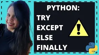 Python try-except / Raise an exception / Print error / Finally