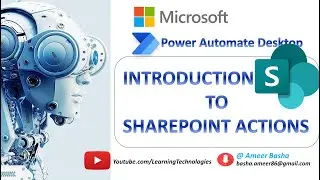 Power Automate Desktop #207  || Introduction to SharePoint Actions (preview)