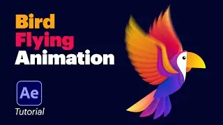 Bird Flying Animation in After Effects Tutorial 2024