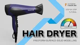 Fusion360: Hairdryer