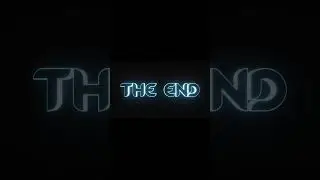 Футаж THE END - КОНЕЦ 
