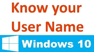 Find Your Computer Username in Windows 10 , 11