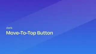 Add a 'Move to top' button to your website