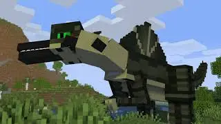 Dino meal. (minecraft vore)