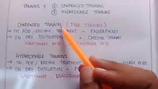 What are tannins | difference between condensed tannins and hydrolysable tannins