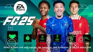 EA SPORTS FC 25 PPSSPP CAMERA PS5 ANDROID OFFLINE NEW UPDATE KITS 2025 REAL FACES & LATEST TRANSFERS
