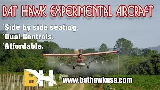 Bat Hawk side by side seating, two seat experimental aircraft, from bathawkusa.com