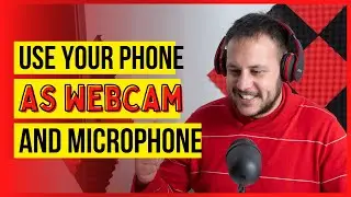 use your phone as webcam and microphone 🤯🤯🤯. #shorts