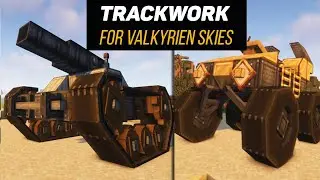 Гайд по Trackwork 1.20.1 Как сделать танк, машину. Гусеницы, колёса. (minecraft java edition)