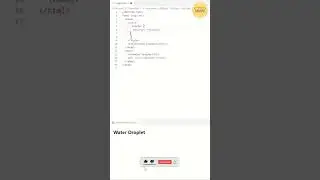 3D Water Drop Effect💧HTML - CSS Trick 