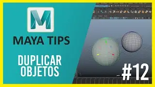 Tutorial Maya tips #12  Duplicar objetos / Duplicate objects