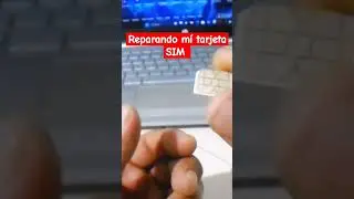 así se repara una tarjeta SIM si está dañada #smartphone #tarjetasim #tecnologia
