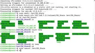 Access Files (using NFS) on the Synology NAS from a Virtual Machine on the Synology NAS