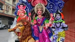 Durga Mata Aagman 2021 | Durga idol Transporting from Dhoolpet | Durga Devi aagman 2021 Hyderabad