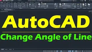 AutoCAD Change Angle of Line