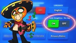 НИЗКАЯ ГРАФИКА в brawl stars УБЕРЁТ ЛАГИ | новости лайна бравл старс