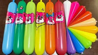 MAKING SLIME ! PIPING BAG AND BALLOON ! SATISFYING VIDEOS 