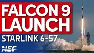 SpaceX Falcon 9 Launches Starlink 6-57