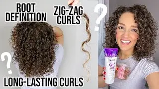 Curl Definition Q&A + Routine: Zig-Zag Wonky Curls, Curls Not Lasting, Root Definition, Uneven Curls