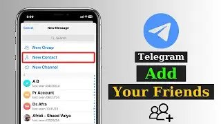 How To Add Friends on Telegram | Find New Friends | Add Someone on Telegram By Number