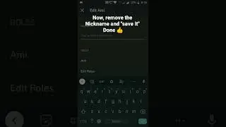 How to remove nickname of a bot in Discord Mobile #roduz #discord #howto #how #remove #nickname