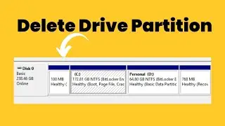 How To Remove or Delete Drive Partition in Windows 11/10 (2024) | Step-by-Step Guide 🖥️