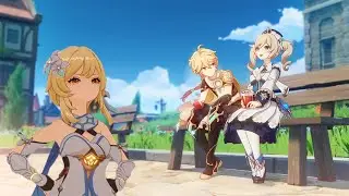 Aether vs  Lumine ~ Genshin Impact