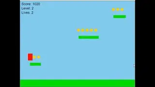 Pygame platform game with Claude (teaser)