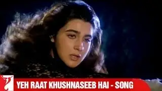 Yeh Raat Khushnaseeb Hai Song | Aaina | Jackie Shroff | Amrita Singh | Lata Mangeshkar