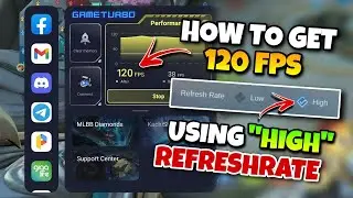 HOW TO GET 120 FPS ON MOBILE LEGENDS USING HIGH REFRESHRATE LEGIT & WORKING 100% ANY DEVICE!
