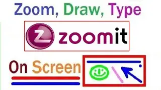 How to Zoom -Draw- Type - During your Pc / Laptop Screen Recording